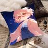 Kuriyama Mirai Animation Kyoukai No Kanata Pillow Case Fashion Square Pillowcase Bedroom Sofa Room Ins Decoration Leisure