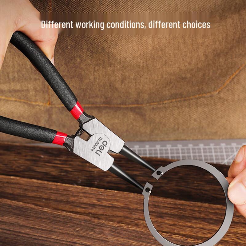Deli 9-inch Circlip Pliers