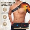Cordless Heated Shoulder Wrap Shoulder Massager for Men Women Heating Shoulder Brace Heating Pad 2 Heating Settings Warmer