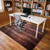 wooden texture Crystal Velvet chair mat Area Rug - Non-Slip, Floor Mat, Office Desk Chair Rugs, Bedroom Decor.Christmas Gift-1106181