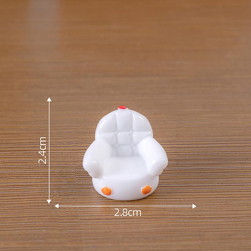 

Милые фигурки Миниатюрные мультяшные животные Кролик Кошка Смола Украшение Микроландшафт Кавайные настольные аксессуары для украшения дома