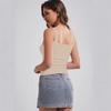 Square Neck Tank Top Wide Shoulder Straps Crop Tops Women Summer Camis Solid Color Camisole Fashion Tube Female Sleeveless Cropped Vest Y2K Clothes