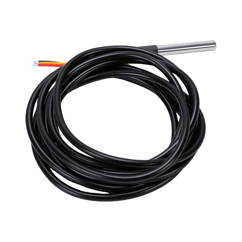 5PCS Digital Temperature Sensors Fit for RPI Water Proof Stainless Steel Temperature Probe 2M