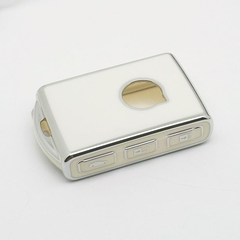 Car Key Case Cover Key Holder with Keychain for Volvo XC40 XC60 S90 XC90 V90 T5 T6 T8 Accessories