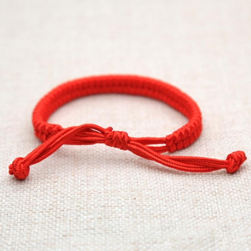 Red Rope Bracelet Women Rope Bracelet Adjustable Bracelets Jewelry Friendship Couple Bracelets Alloy Material Jewelry