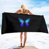 Cyberpunk Style Neon Microfiber Beach Towel, Extra Large Beach Towels Oversized, Lightweight Pool Towels,Quick Dry Bath Towels