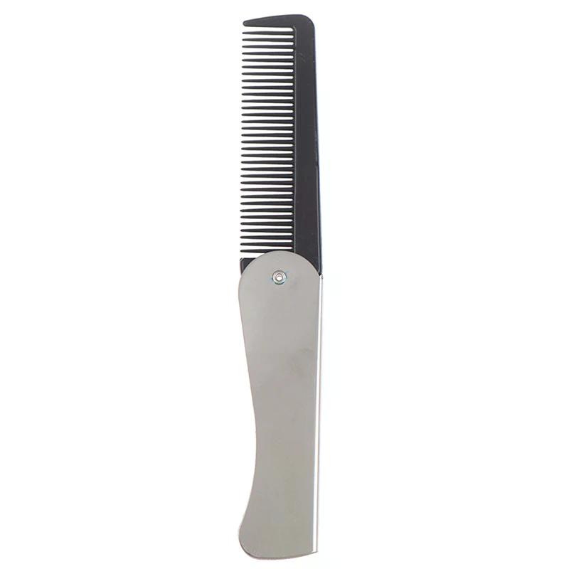 1PC Foldable Portable Hair Comb Brush - Massage Hairdressing Tool for Convenient Grooming