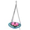 Hanging Bird Bath with Solar Fountain Pump Multi Functional Basin Solar Powered Water Fountain Pump