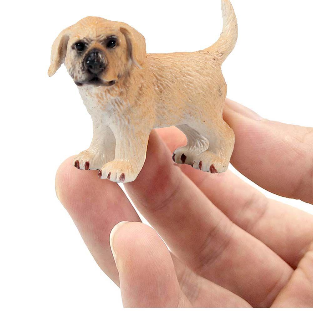 Craft Cute Hound Accessories Simulation Dog Farm Animal Model Figurines Ornaments Miniature