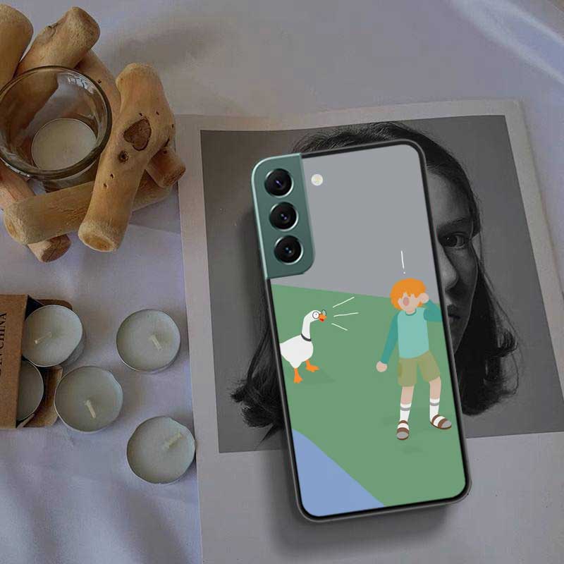 Flying Duck Phone For Samsung Galaxy S20 FE S21 Plus S22 S23 S24 Ultra Case S10 S10E S9 S8 S7 Edge Cover Silicone Soft Coque Fun