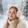 Foldable Cat Ear Muffs Anti-freeze Ear Covers Cute Windproof Earmuffs  winter