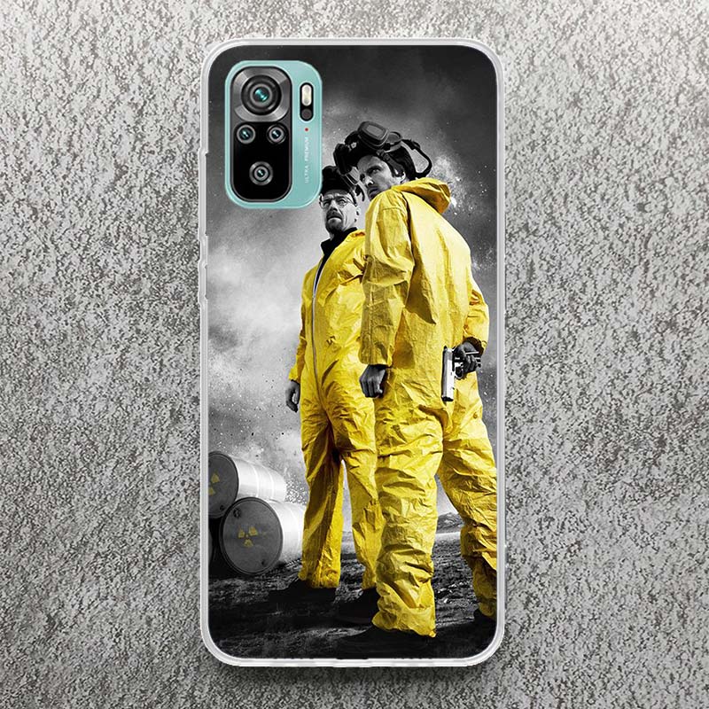 Breaking Bad TV Print Soft Case for Xiaomi Redmi Note 12S 11S 12 11T 10S Phone Shell 9S 8T 11 10 9 8 11E Pro Plus 7 Cover