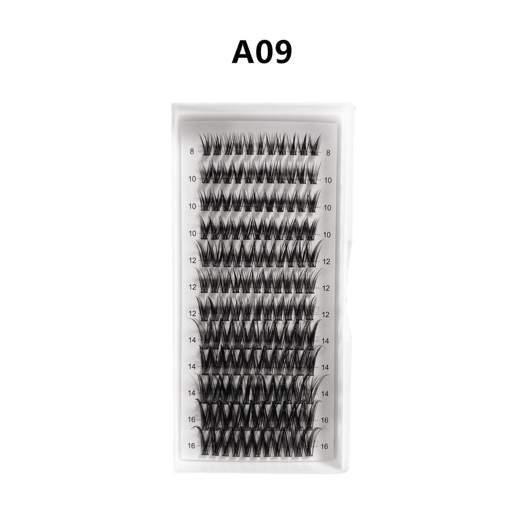 Natural Soft Self-Grafting Single-Cluster Segmented False Eyelashes Diy Eyelashes