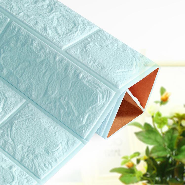 3D Self Adhesive Wall Stickers For Kids Room Bedroom Decor DIY Foam Brick Room Decor Wallpaper Home Decor Living Wall Sticker