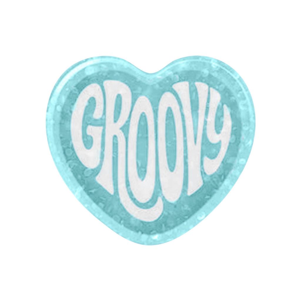Love Shape Squishy Glitter Pinching Slow Rebound Soft Pressure Ball Steel Pipe Venting Office Home Decor Kid Adult Birthday Gift