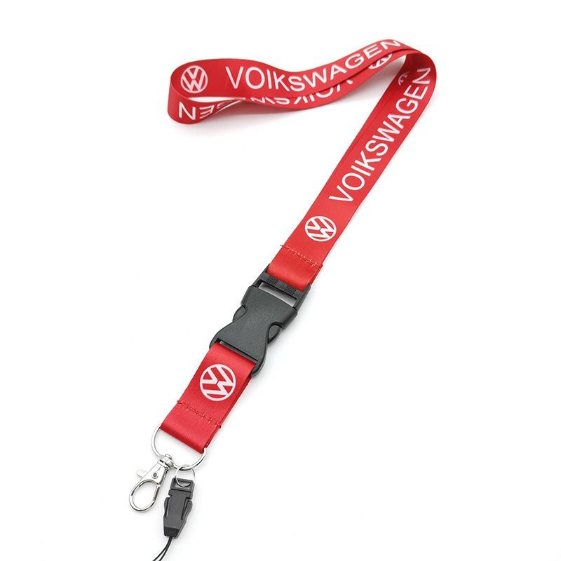 T25Fashion Neck Straps Lanyard Key Cell Phone Work ID Card Hanging Rope For VW Volkswagen Golf Polo Passat Touran Jetta Accessories