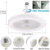 Three-speed Mode LED Fan Light Remote Control Fan Ceiling Light E27 Screw Fan Light  Bedroom