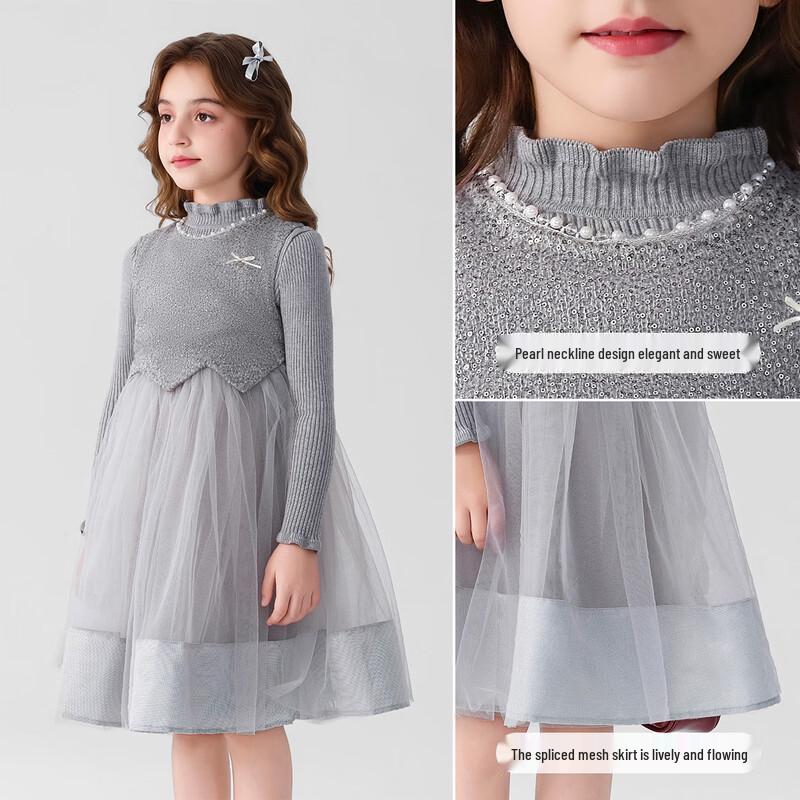 Disney Girls' Winter Fleece Princess Dress Two-Piece Set