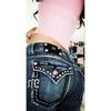 Gothic Womens Diamond Embroidery Jeans Vintage Low Rise Flared Jeans Women Retro Y2k Baggy Denim Pants High Streetwear Trousers