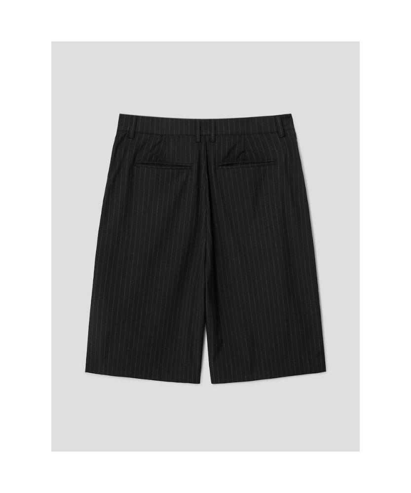 8SECONDS Wide Striped Shorts Black