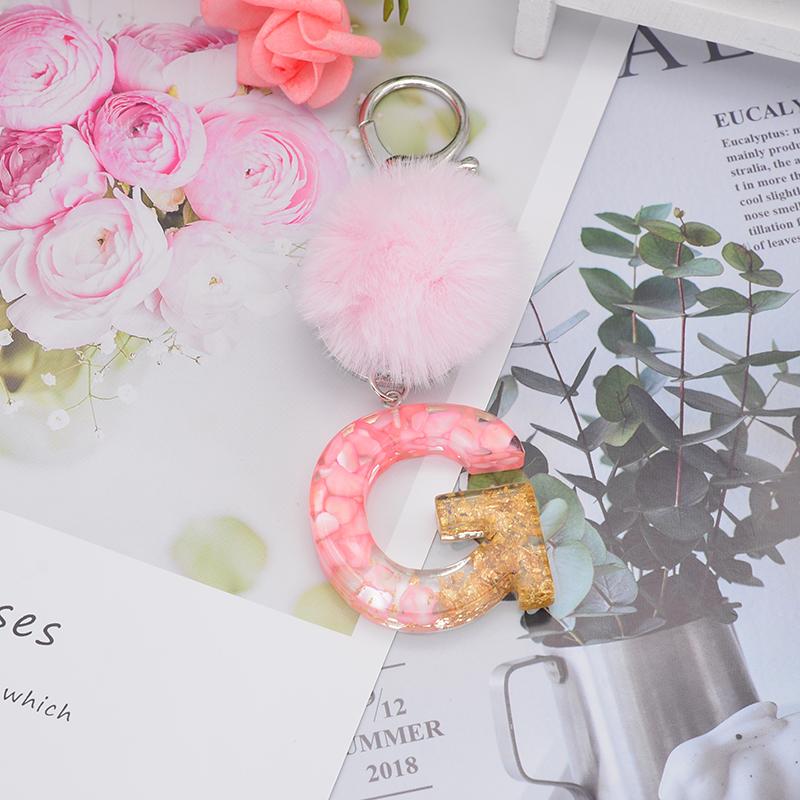 

1 шт. Аксессуары для брелока Меховой шарик Брелок для ключей автомобиля Декор Акриловые украшения Подарок Мягкие пушистые аксессуары G