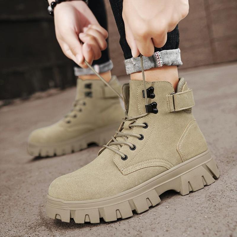 Men Boots New Winter Slippers Warm Men Shoes Waterproof Non-Slip Plush Sneakers Male Tenis Shoes Boots Men Sneakers Winter