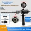 Upgraded Lithium-Ion Cordless Drill To Rotary Hammer Converter 05328 - Modified Impact Drill for Drilling Holes.