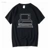 A1 Vintage 80s IBM Personal Computers On Campus T Shirt Adult XL Blue Mens Long or Short Sleeves Vintage Washed Graphic