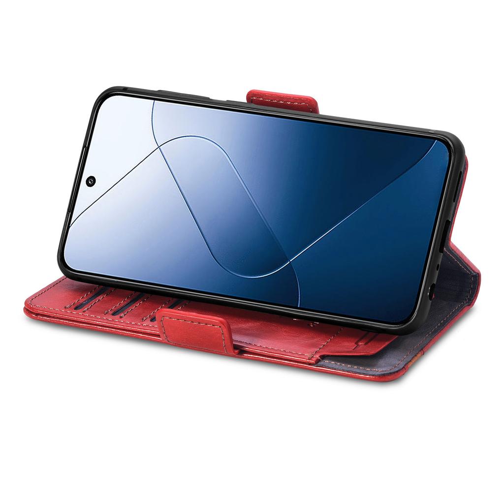 For Xiaomi 14T Pro Phone Cases CASENEO PU Leather Cover Stand with RFID Blocking Wallet