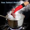 1/2Pcs Professional Oven Gloves Heat Resistant Silicone Gloves Oven Mitts Non-Slip Cooking Barbecue Gants With Soft Inner Lining