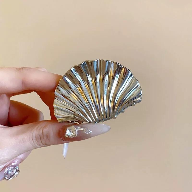 Practical Metal Shell Hair Clip Elegant Hair Accessory Hair Decoration Hairpieces For Various Hairstyles And Occasion