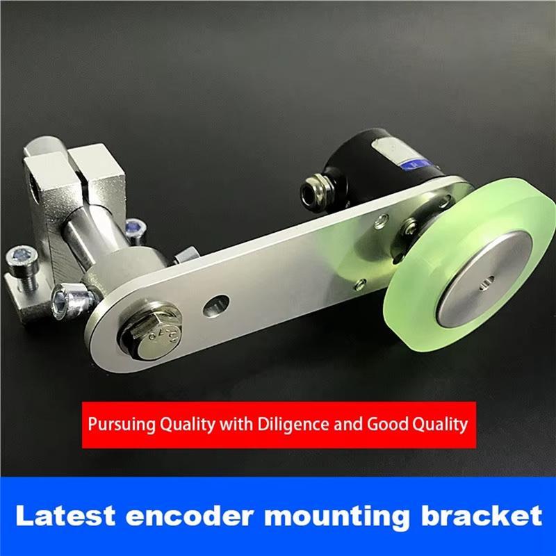 AB34-Encoder Mounting Bracket Industrial Encoder Wheel 40Mm Aluminum Encoder Mounting Bracket