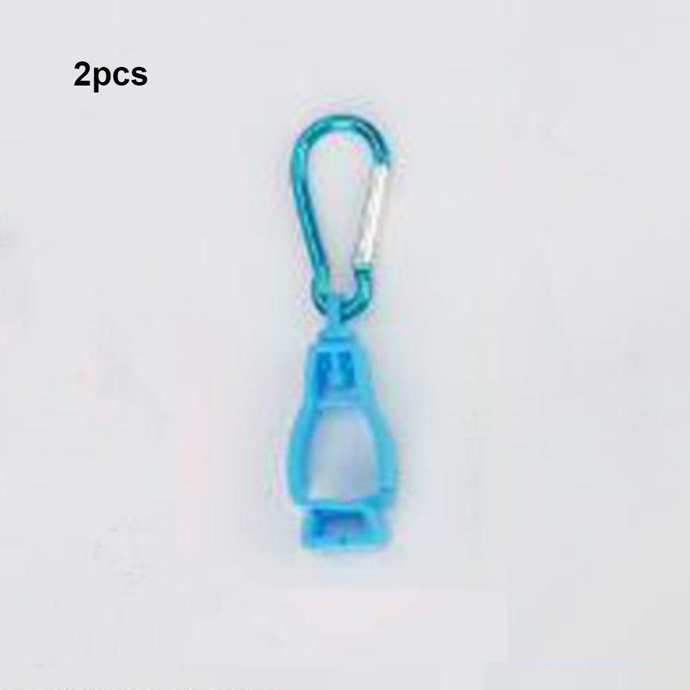 2pcs Safety Outdoor Gloves Clip Plastic Protective Gloves Clip Mountaineering Buckle Hat Clip