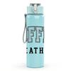 1PC Coffee Weather Bold Letter Print 750ml Color Plastic Sports Water Bottle Leakproof Flip Straw Lid Suitable for Sports Office Home Use
