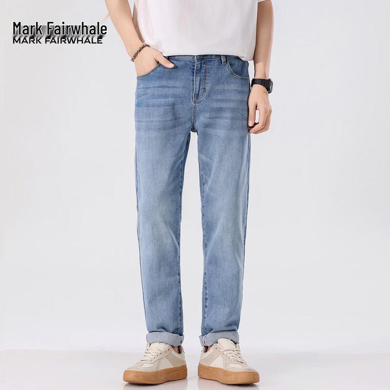 

Мужские джинсы прямого кроя Mark Fairwhale с эффектом стирки 32