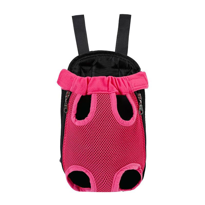 Portable Mesh Backpack for Small & Medium Dogs and Cats - Breathable Travel Carrier