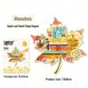 Maple Leaf Metal Fridge Magnet: National City Souvenir & Cultural Craft
