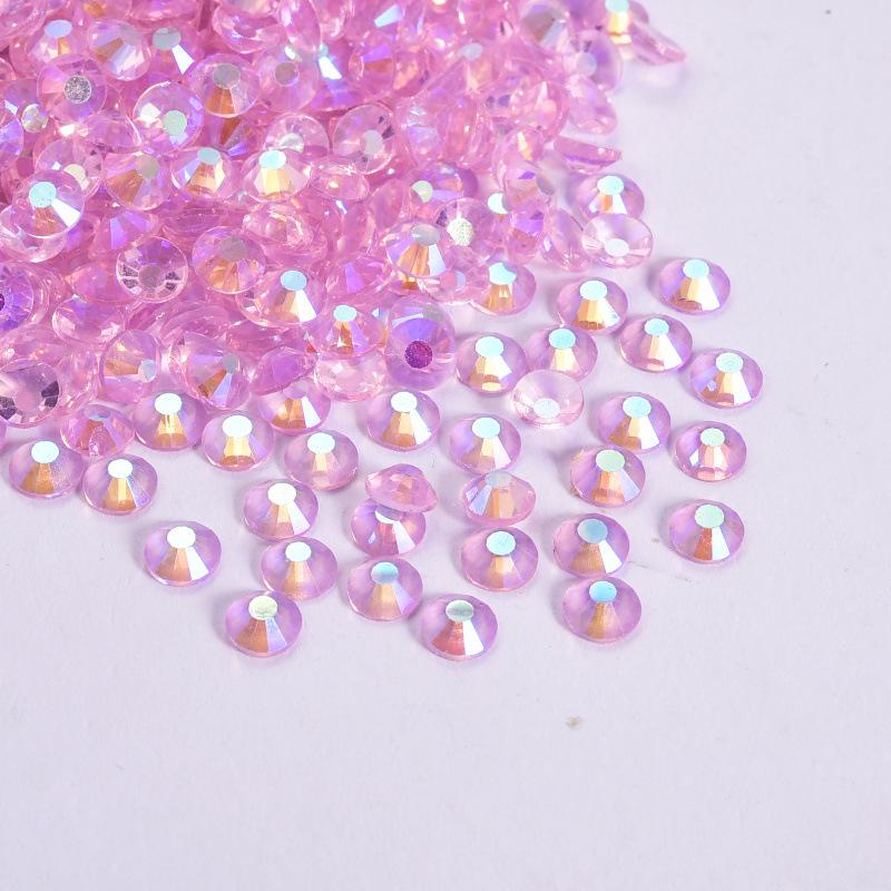 Nail Art Diamond Jewelry, Transparent Bottom Glass Rhinestone Flat Bottom Drill Mobile Phone Case Beauty Diy Luggage Jewelry Accessories
