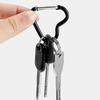 Pack of 10 Heart Shaped Metal Carabiner Keychain Accessory Portable for Outdoor Climbing and Camping Keyring Hook