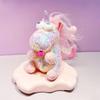 Jinnew Scruffy Creative Unicorn Plush Cartoon Pendant With Sequins For Girl