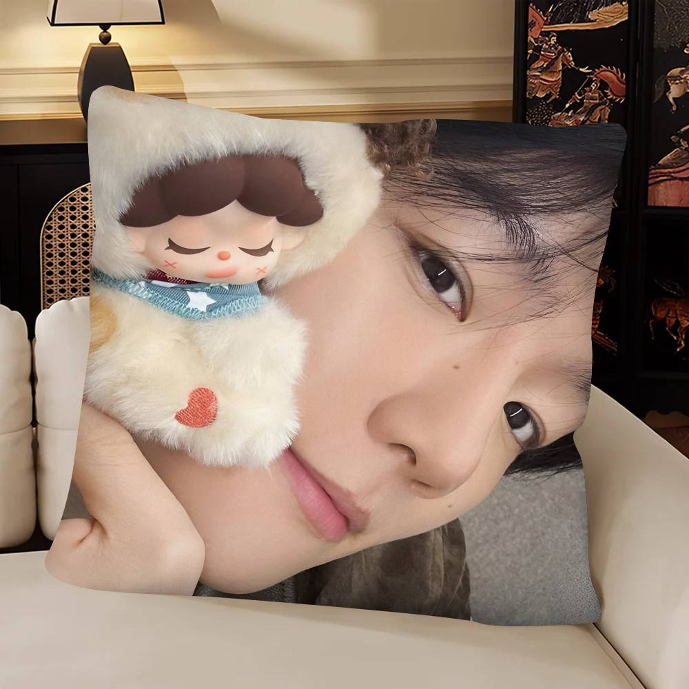 Singer BByun Baekhyun Pillow Case Fashion Square Pillowcase Bedroom Sofa Room Ins Decoration Leisure