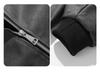 Men's Retro Faux Leather Two-Piece Bomber Jacket - Autumn/Winter Trendy Loose Fit Outerwear