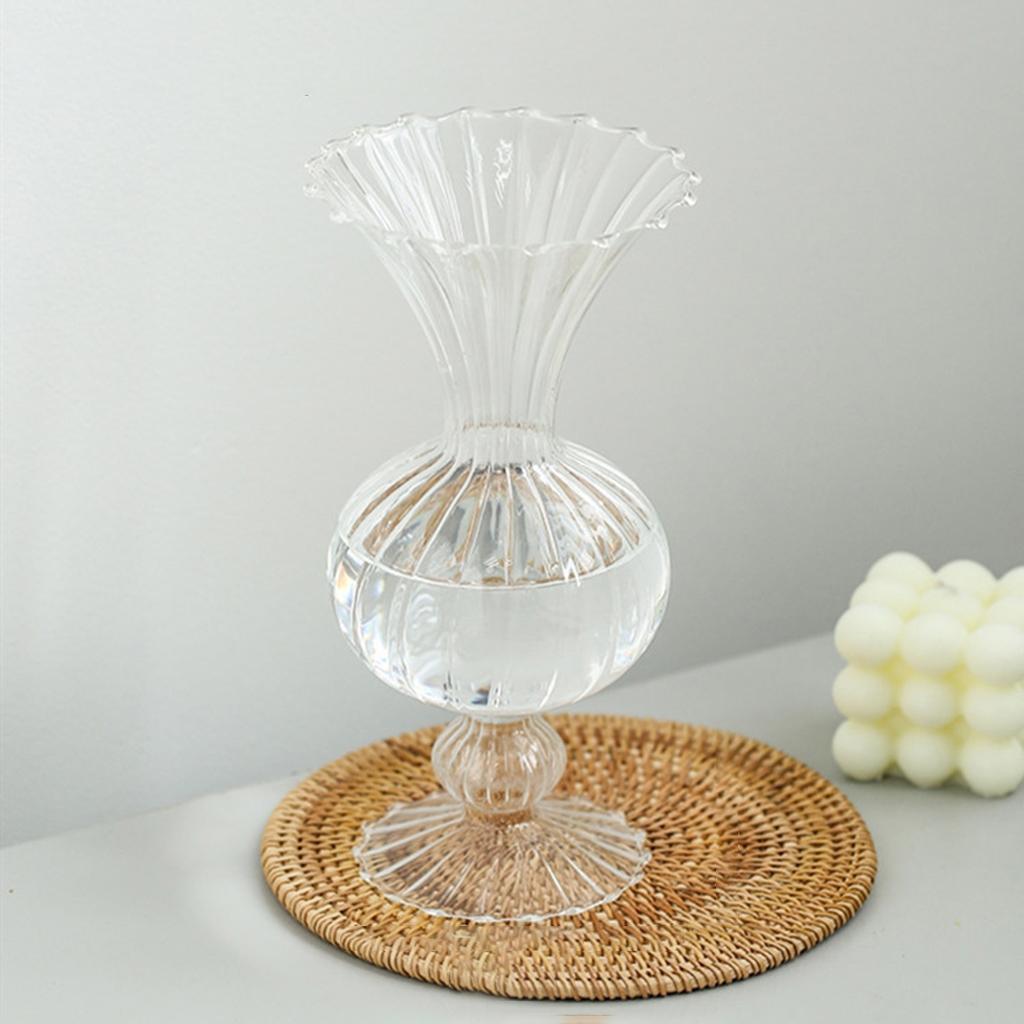 Декоративная стеклянная ваза Форма тыквы Гидропонная Цветочная Простота Балкон