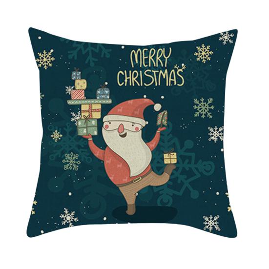 

Чехол на подушку, съемный дышащий односторонний принт, полезный рождественский узор, чехол для подушки, домашний декор для спальни 1