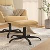 VidaXL Footrest Cream 60x60x36 Cm Microfibre Fabric 341625