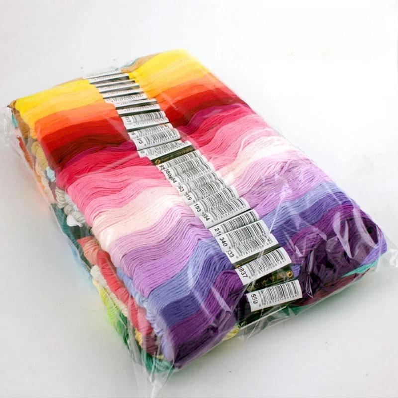 50/100/150/200colors Cross Stitch Embroidery Floss, Home Sewing, Craft Thread, Per Skein Not Repeat Colors