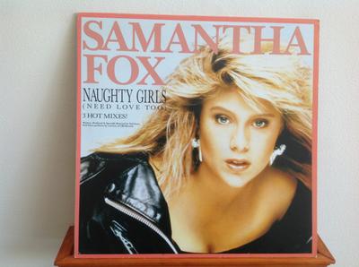 12inch Record SAMANTHA FOX Naughty Girls Need Love Too Fox FOXC1202 Jive 1987 Canada Pop Used