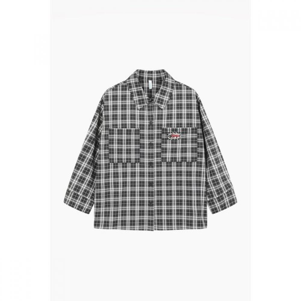 Benetton Check Blouse Bablf3561 MT (mint)/44