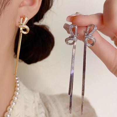 Dimanta tauriņu pušķu auskari sievietēm — luksusa augstākās klases mode ar unikālu dizainu un elegantu stilu