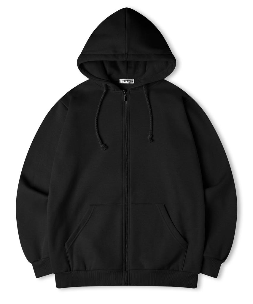 Topboy [2Pack] Essential Regular Brushed Fleece Sweat Zip-Up 16 Colors (Type A)